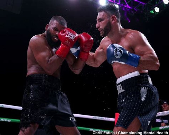 Badou Jack clicked while fighting in a match.