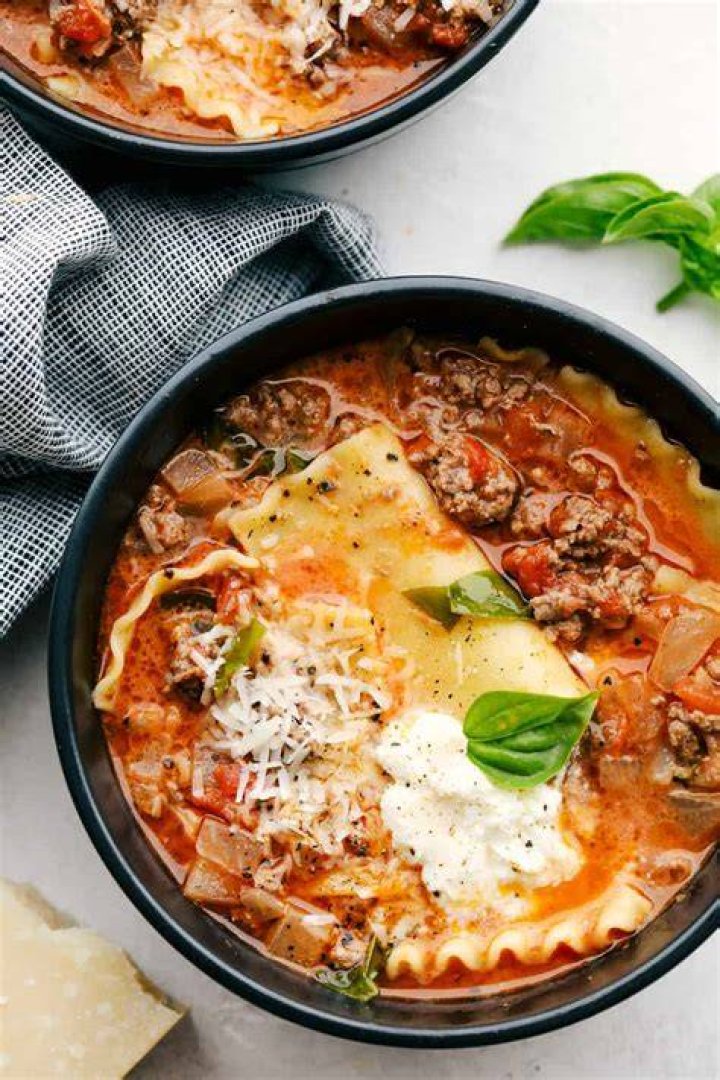 How to make lasagna soup